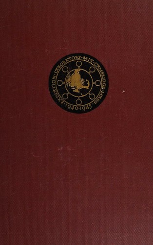 Cover for Crystal Rectifiers (Radiation Laboratory Series, Number 15)