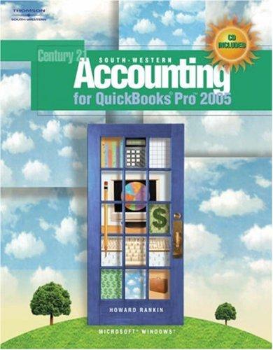 Cover for South-Western Accounting for QuickBooks  Pro 2005 (with Data CD)