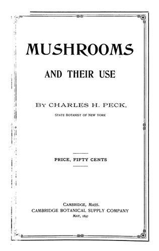 Cover for Mushrooms and their use