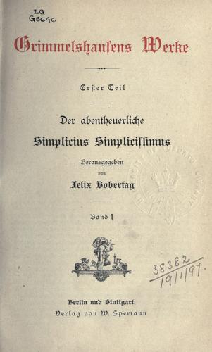 Cover for Werke