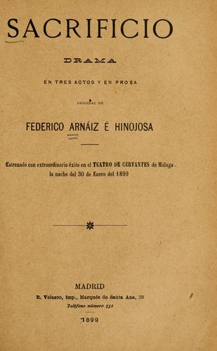 Cover for Sacrificio