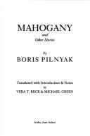 Cover for Mahogany and other stories