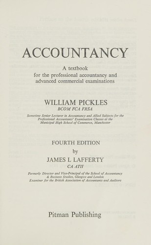 Cover for Accountancy