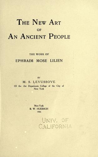 Cover for The new art of an ancient people