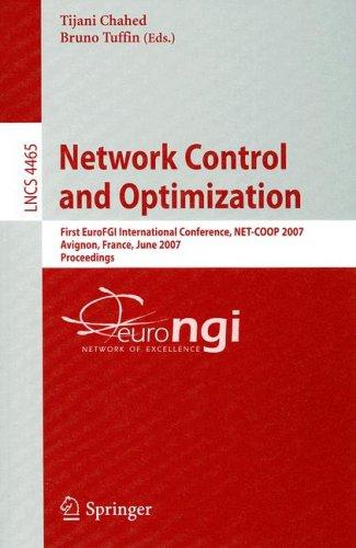 Cover for Network Control and Optimization