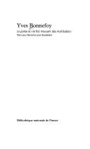 Cover for Le poète et le flot mouvant des multitudes
