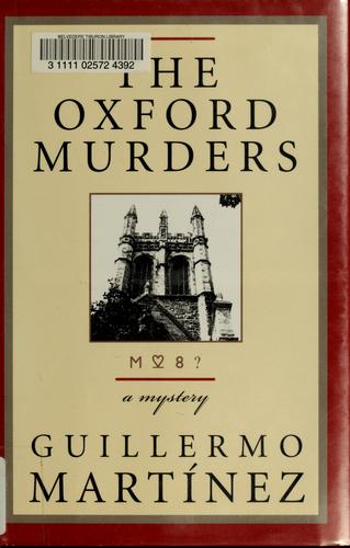 Cover for The Oxford murders