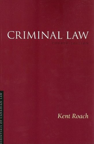 Cover for Criminal law