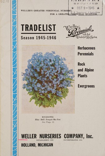 Cover for Tradelist, season 1945-1946