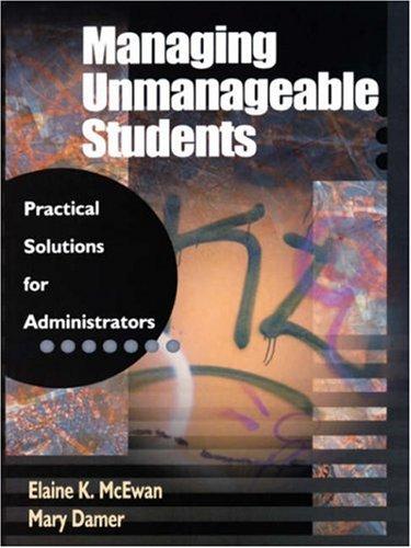 Cover for Managing Unmanageable Students
