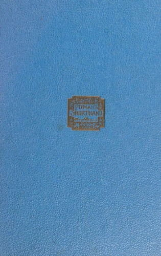 Cover for Pitman's English and shorthand dictionary;