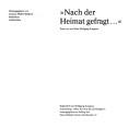 Cover for Nach der Heimat gefragt--