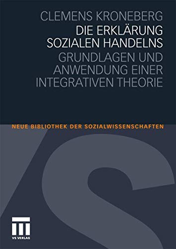 Cover for Die Erklärung sozialen Handelns