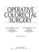 Cover for Operative colorectal surgery