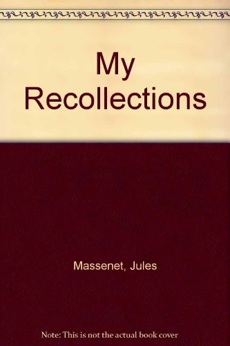 Cover for My recollections
