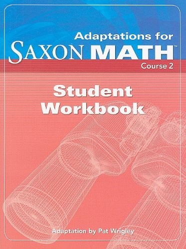 Cover for Adaptations for Saxon Math, Course 2