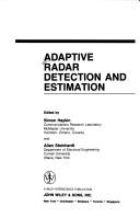 Cover for Adaptive radar detection and estimation