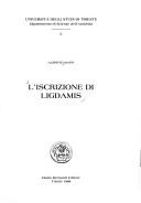Cover for L' iscrizione di Ligdamis