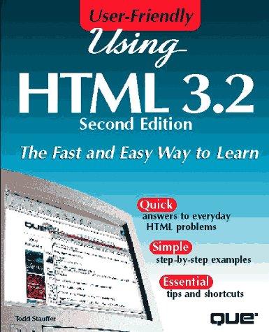 Cover for Using HTML 3.2