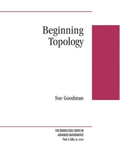 Cover for Beginning topology