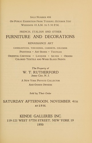 Cover for French, Italian and other furniture and decorations