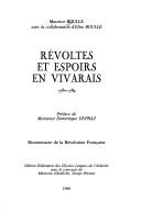 Cover for Révoltes et espoirs en Vivarais 1780-1789