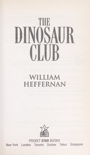 Cover for The dinosaur club