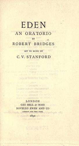 Cover for Eden