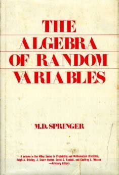 Cover for The algebra of random variables