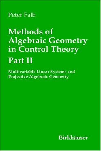 Cover for Methods of algebraic geometry in control theory