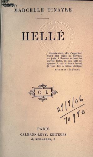 Cover for Hellé.