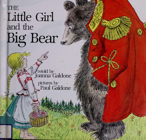 Cover for The little girl and the big bear
