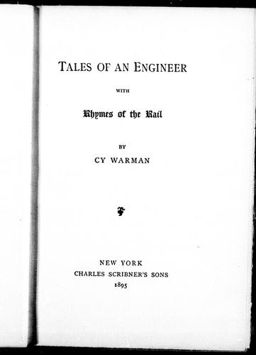 Cover for Tales of an engineer; with, Rhymes of the rail