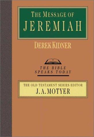 Cover for The message of Jeremiah