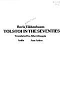 Cover for Tolstoi in the seventies