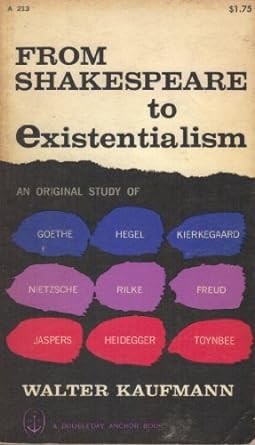 Cover for From Shakespeare to existentialism