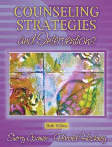 Cover for Counseling Strategies and Interventions (6th Edition)