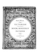 Cover for Victorian publishers' book-bindings in paper