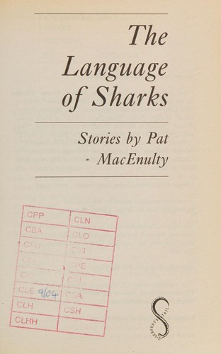 Cover for The language of sharks