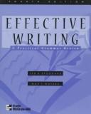 Cover for Effective writing