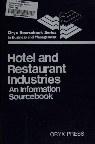 Cover for Hotel and restaurant industries