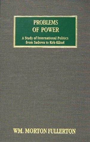 Cover for Problems of Power
