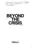 Cover for Beyond the crisis.