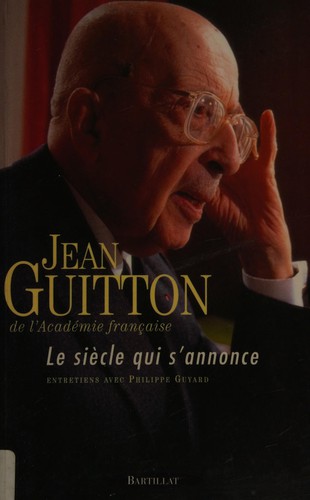 Cover for Le siècle qui s'annonce