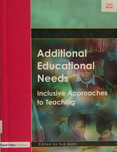 Cover for Additional educational needs