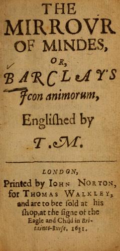 Cover for The mirrour of mindes