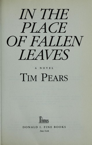 Cover for In the place of fallen leaves