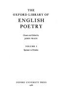 Cover for The Oxford library of English poetry