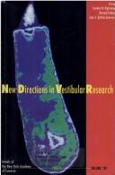 Cover for New directions in vestibular research