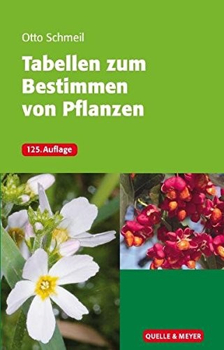 Cover for Tabellen zum Bestimmen von Pflanzen